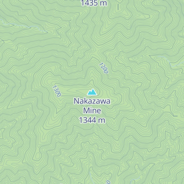Map of Nakazawa Mine