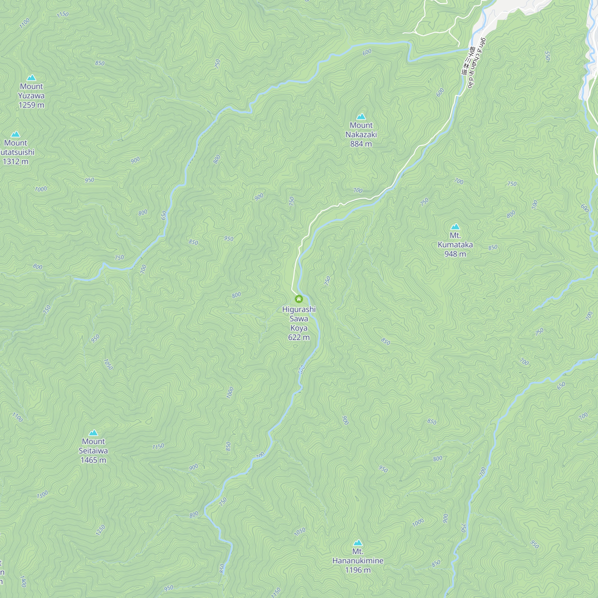 Higurashi Sawa Koya map