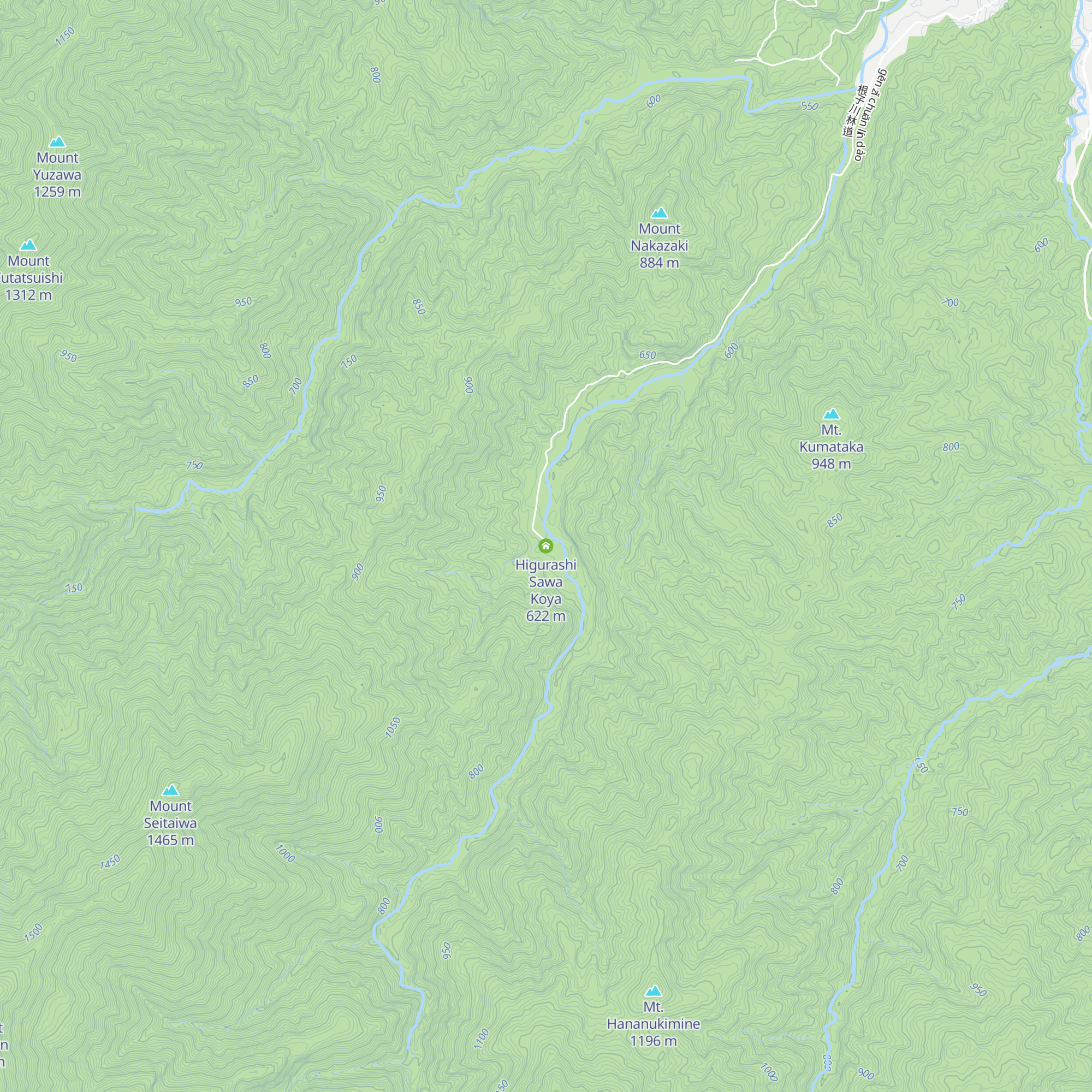 Higurashi Sawa Koya map