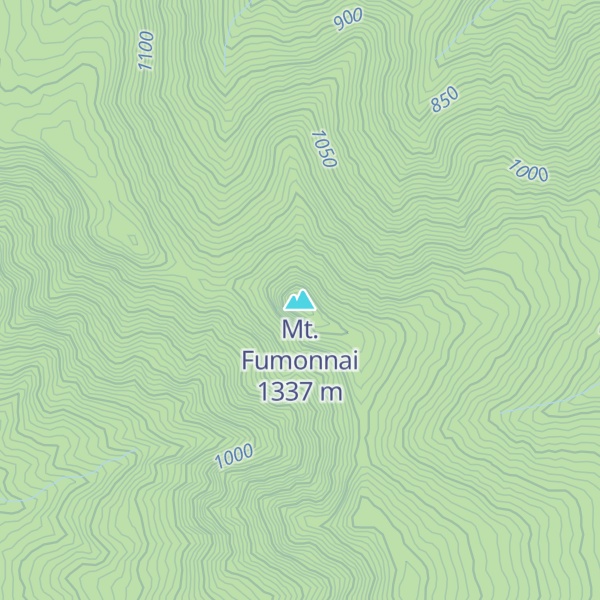 Map of Mt. Fumonnai