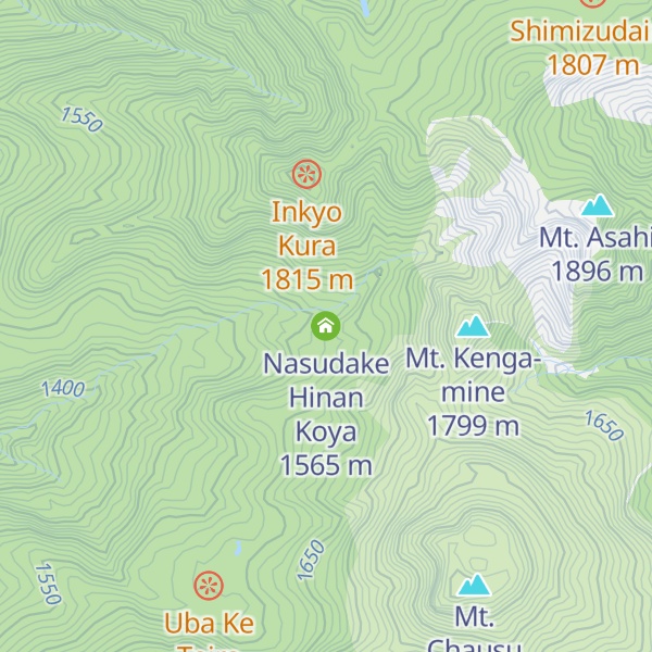 Map of Nasudake Hinan Koya