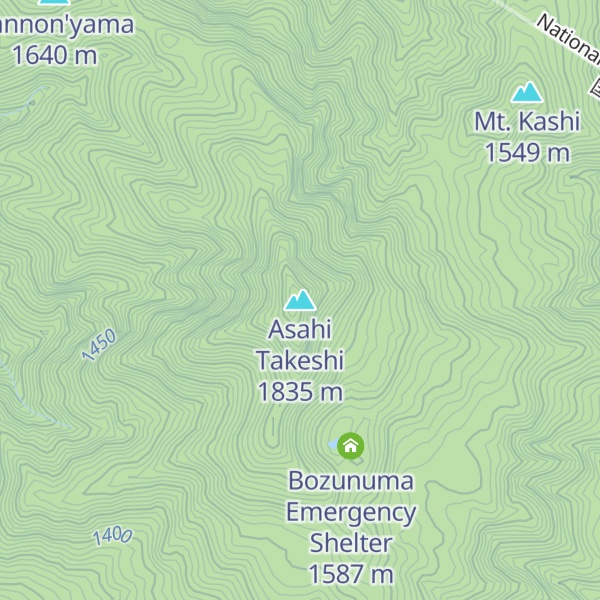 Map of Asahi Takeshi