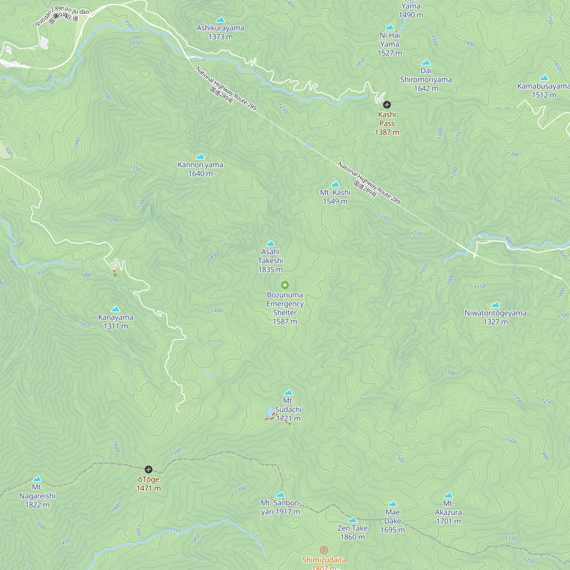Bozunuma Emergency Shelter map