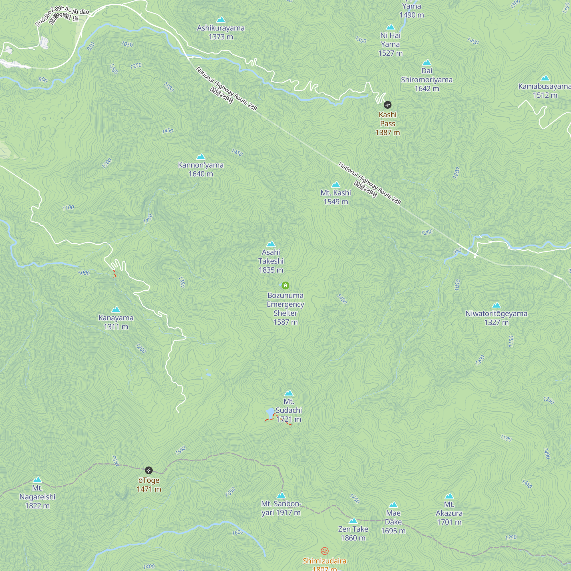 Bozunuma Emergency Shelter map