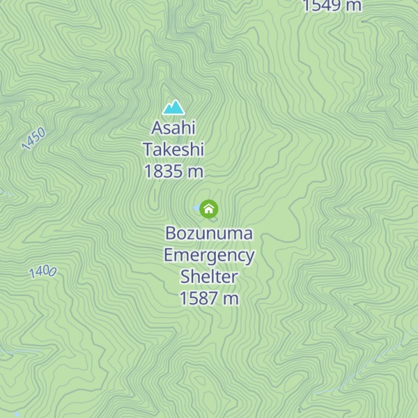 Map of Bozunuma Emergency Shelter