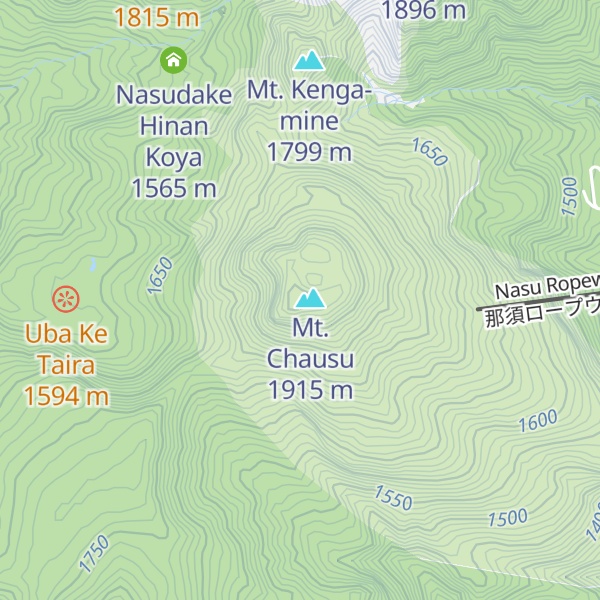 Map of Nasu