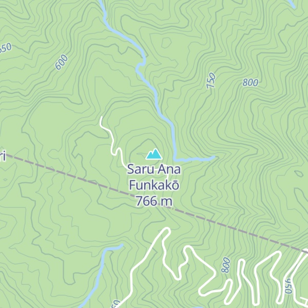 Map of Saru Ana Funkakō