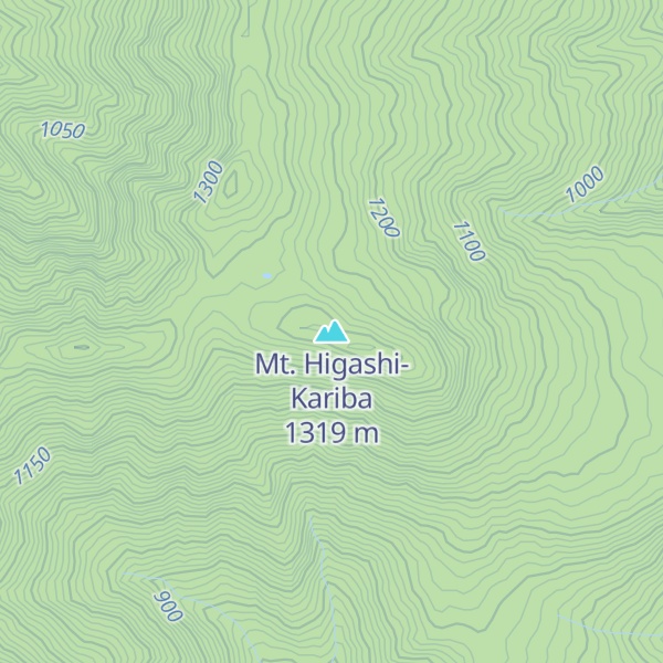 Map of Mt. Higashi-Kariba