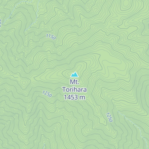 Map of Mt. Torihara