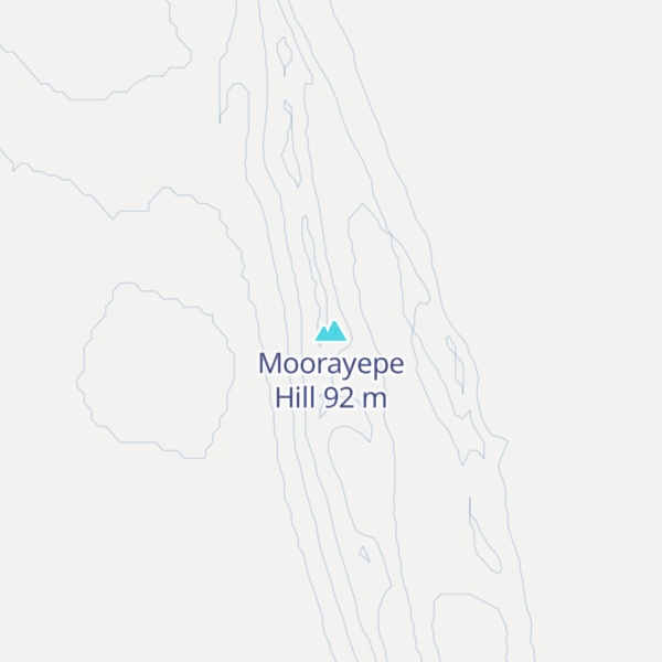 Map of Moorayepe Hill