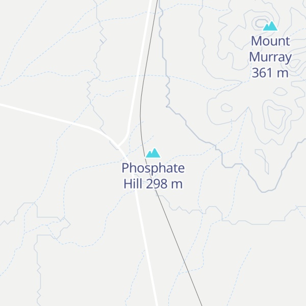 Map of Phosphate Hill