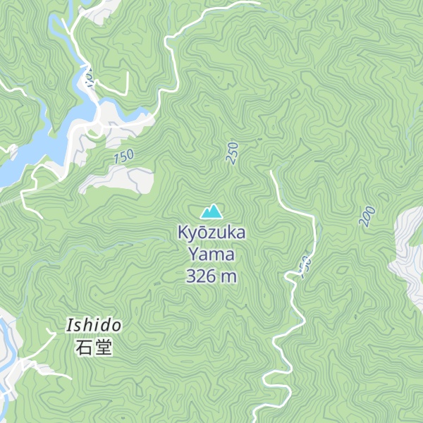 Map of Kyōzuka Yama