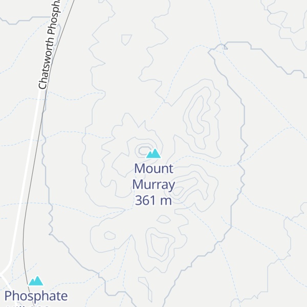 Map of Mount Murray