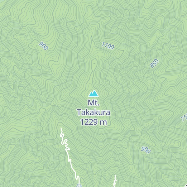 Map of Mt. Takakura