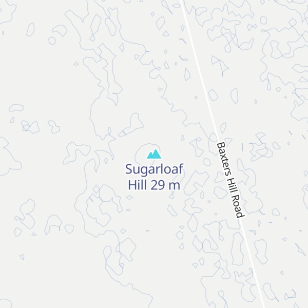 Map of Sugarloaf Hill