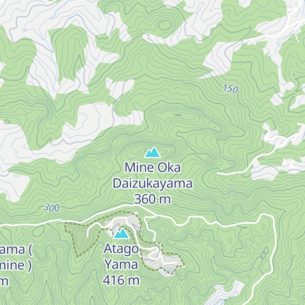 Map of Mine Oka Daizukayama
