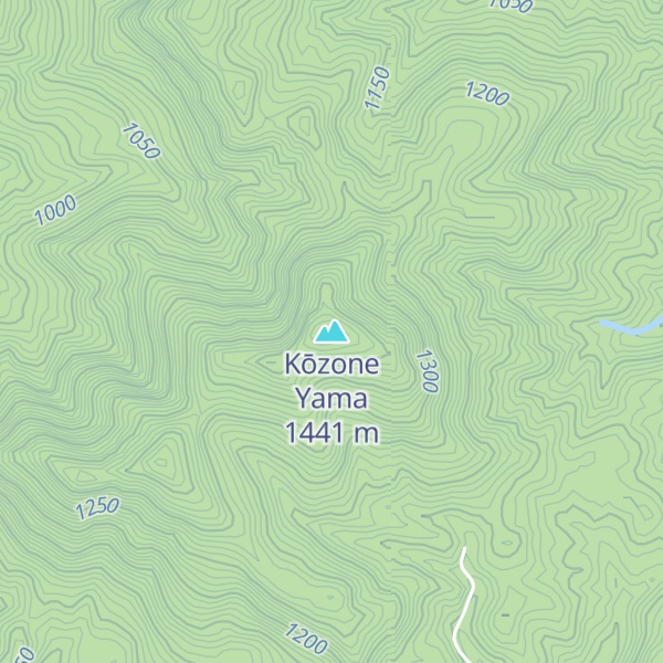 Map of Kōzone Yama