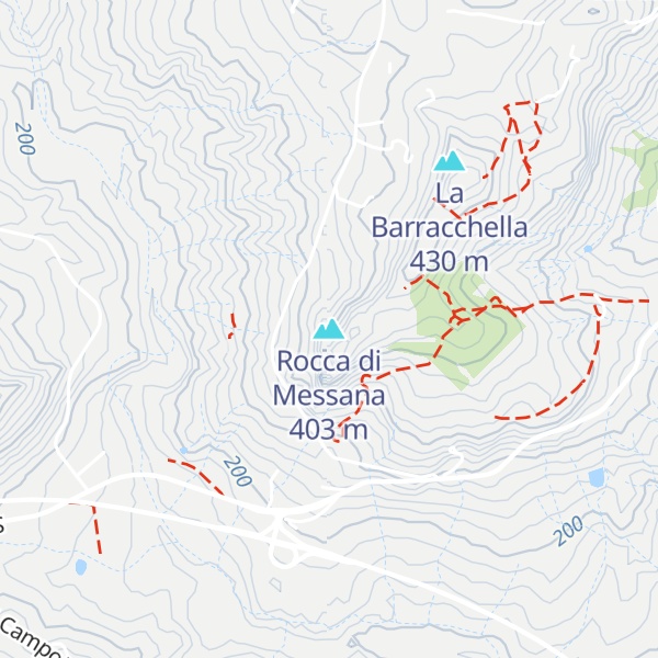 Map of Rocca di Messana