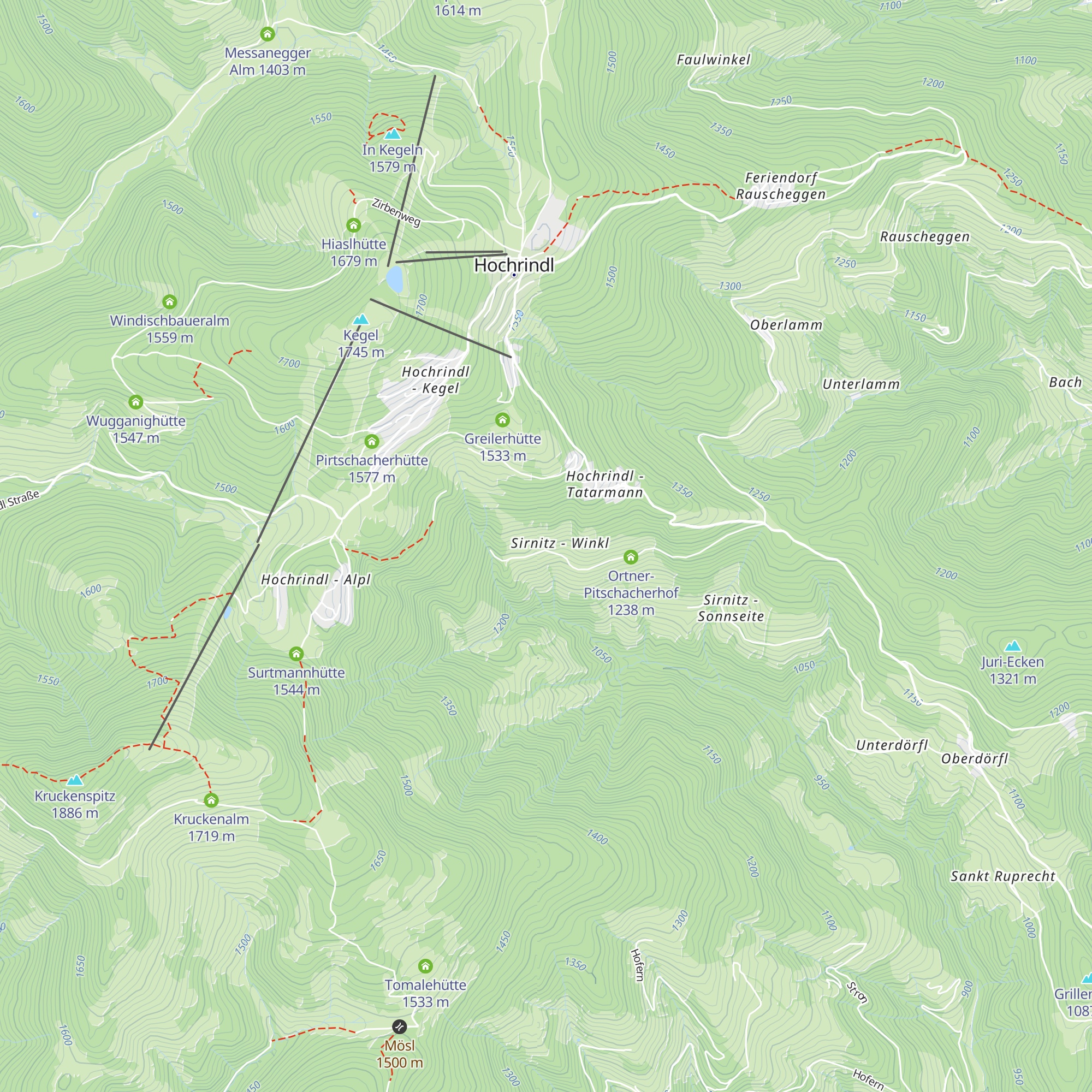 Wugganig-Dörfler map