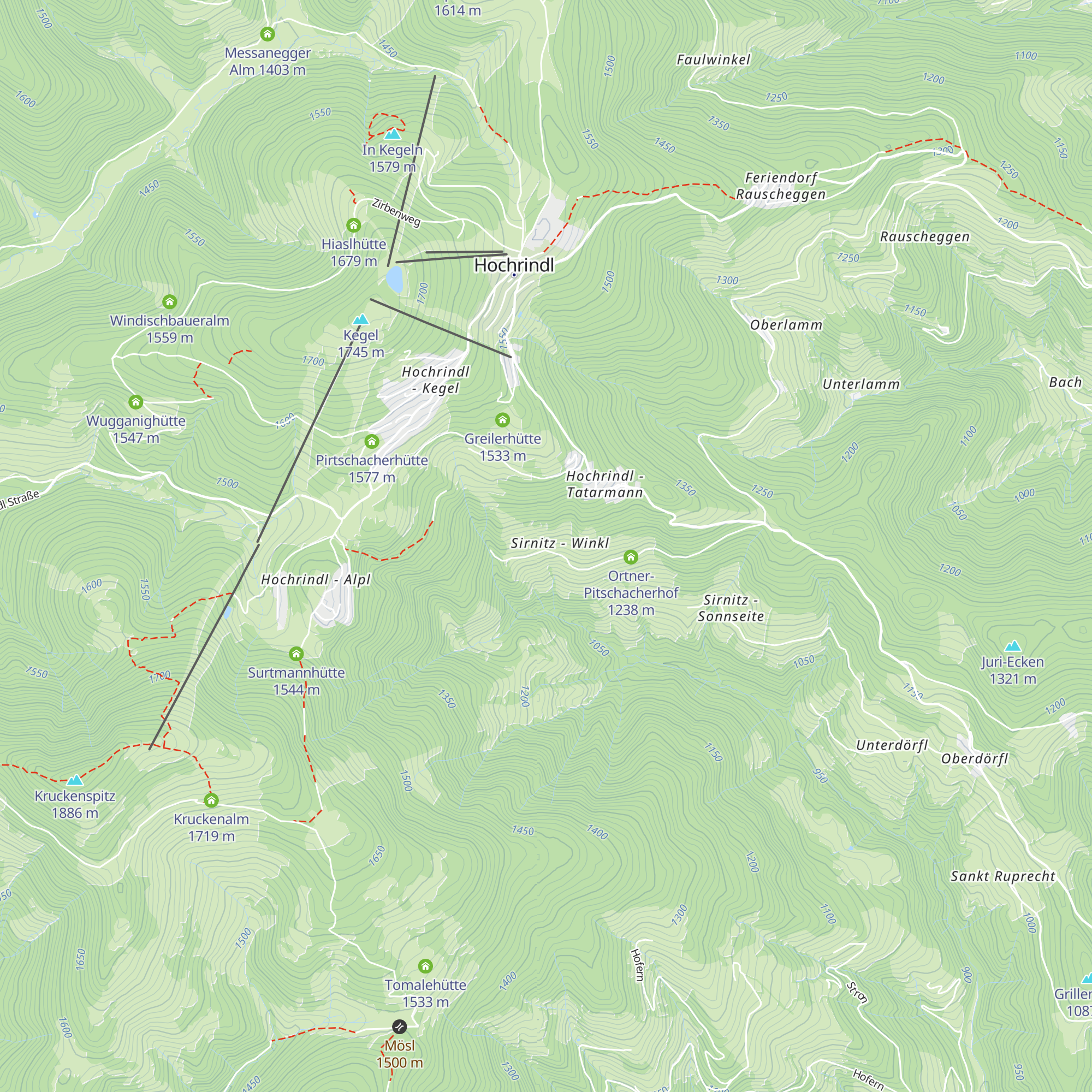 Wugganig-Dörfler map