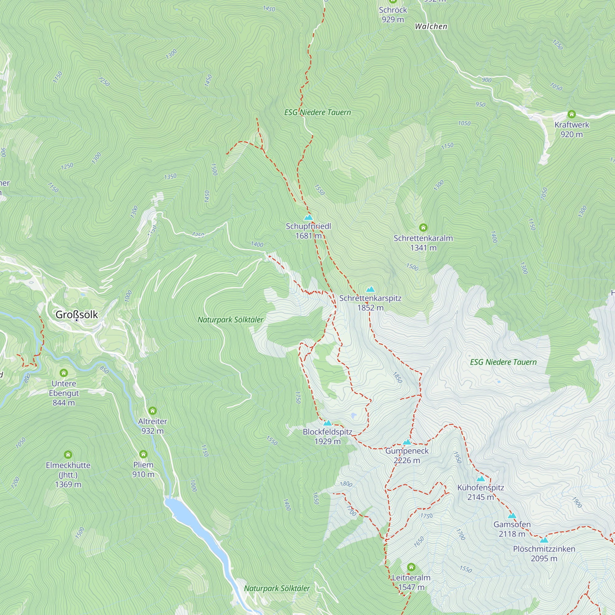 Wachlingerhütte map