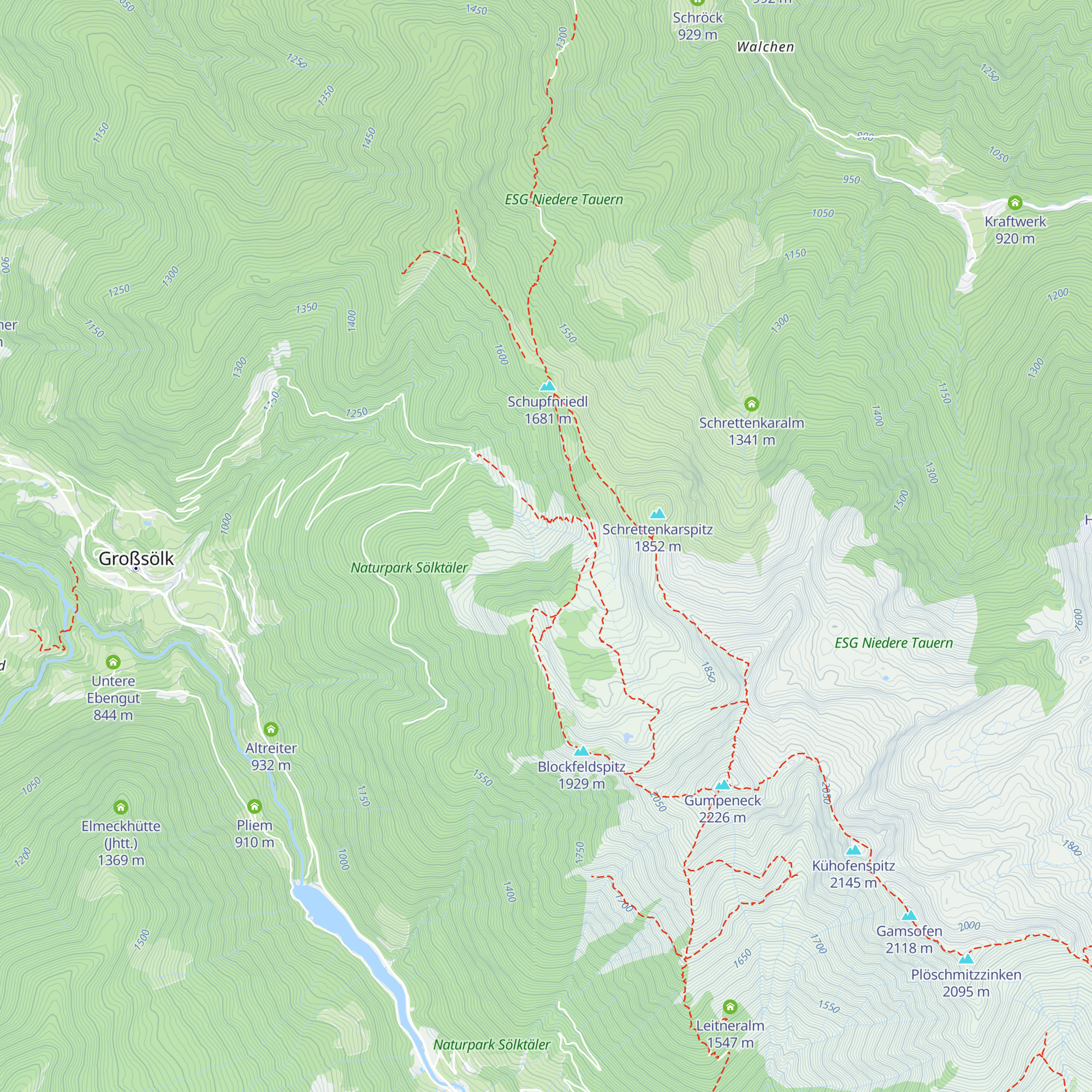 Wachlingerhütte map