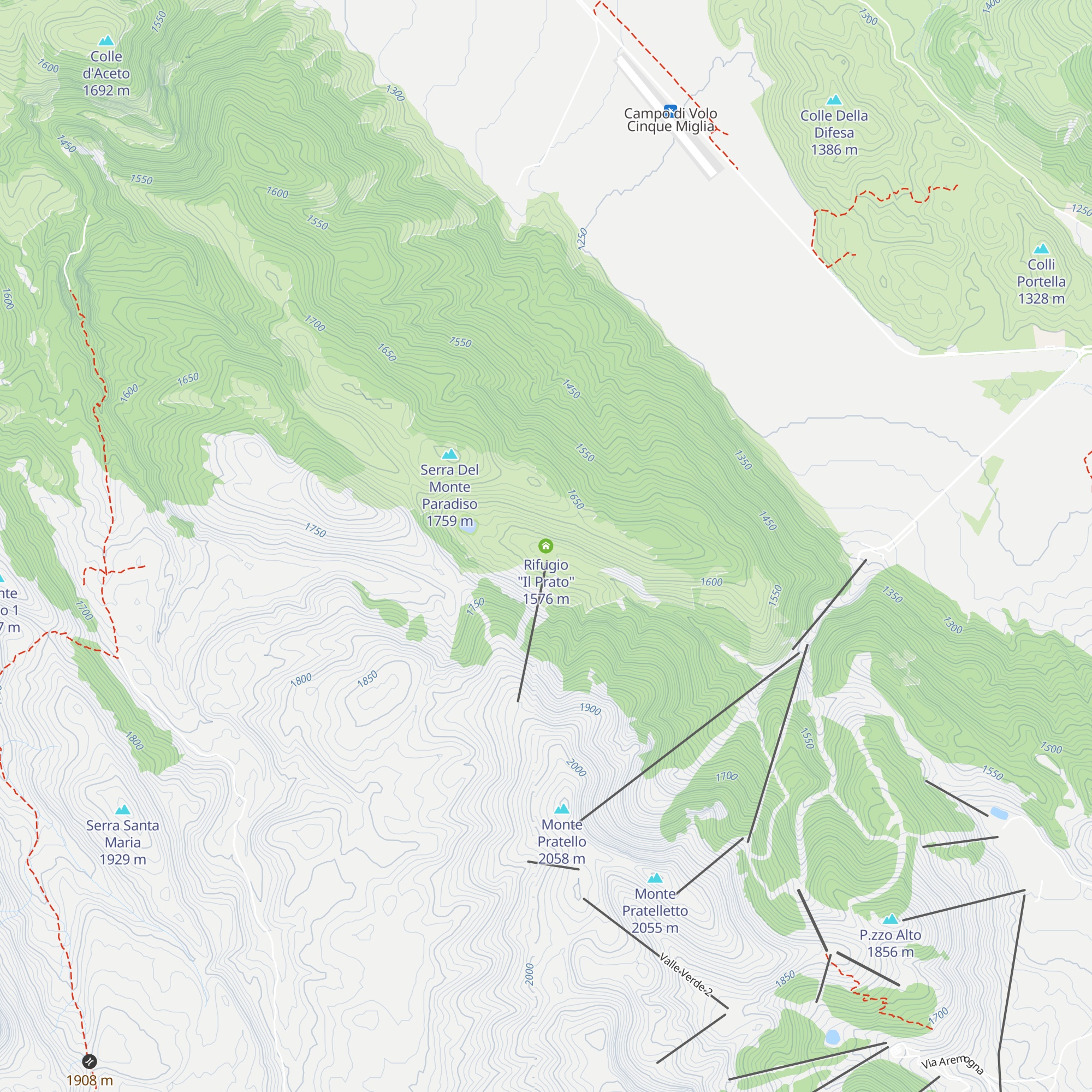 Rifugio "Il Prato" map