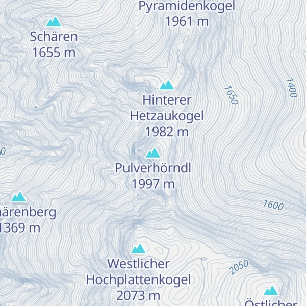 Map of Pulverhörndl