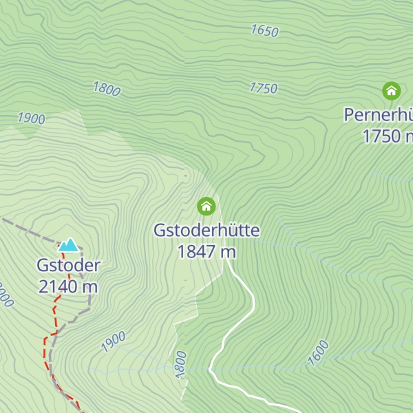 Map of Gstoderhütte