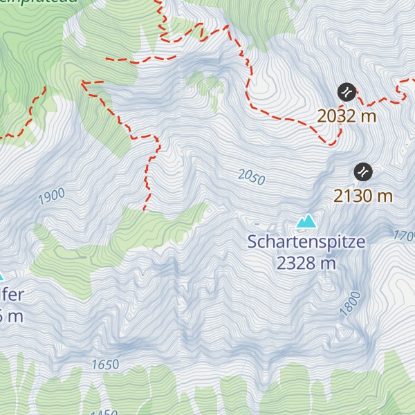 Map of Steinfeldspitze-Nordost-Gipfel