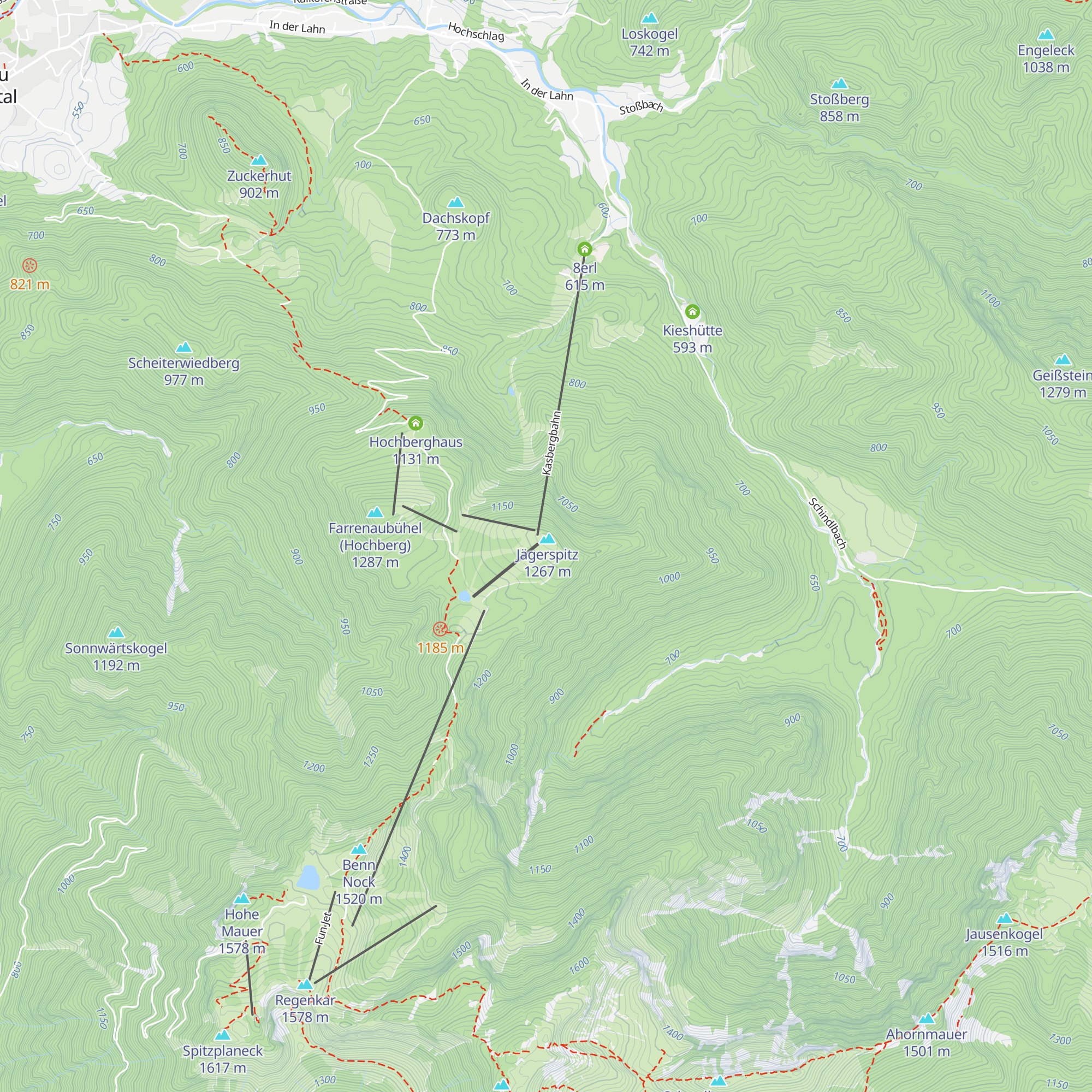 Sonnalm map
