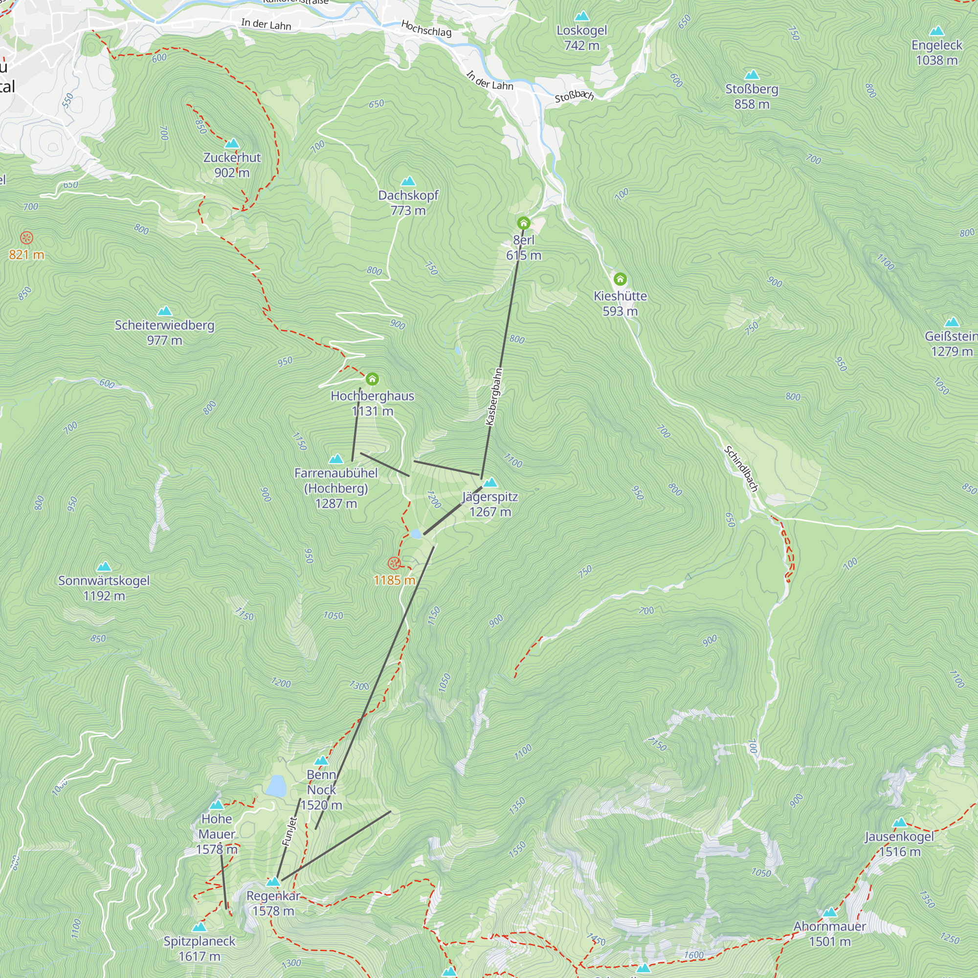Sonnalm map