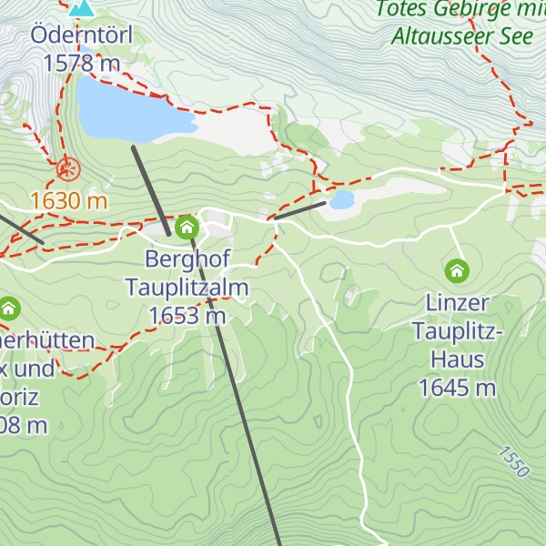 Map of Petzhütte