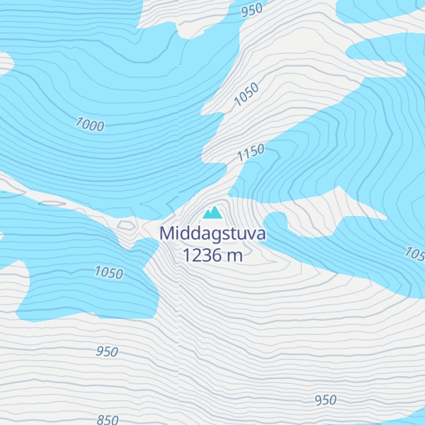 Map of Middagstuva