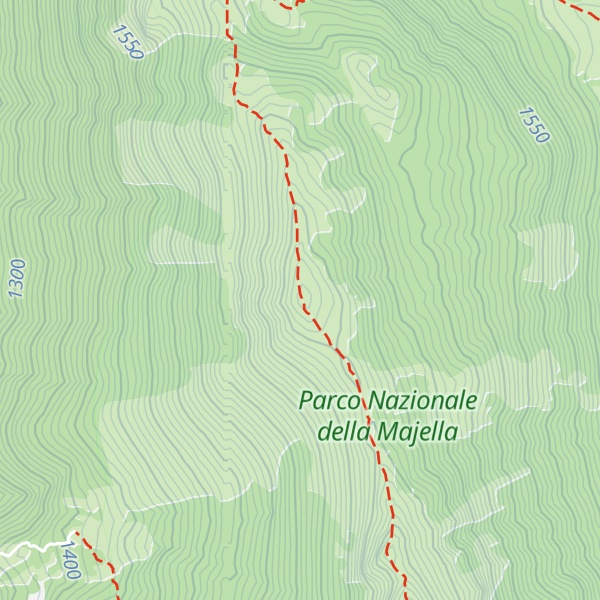 Map of Monte Rotella anticima nord