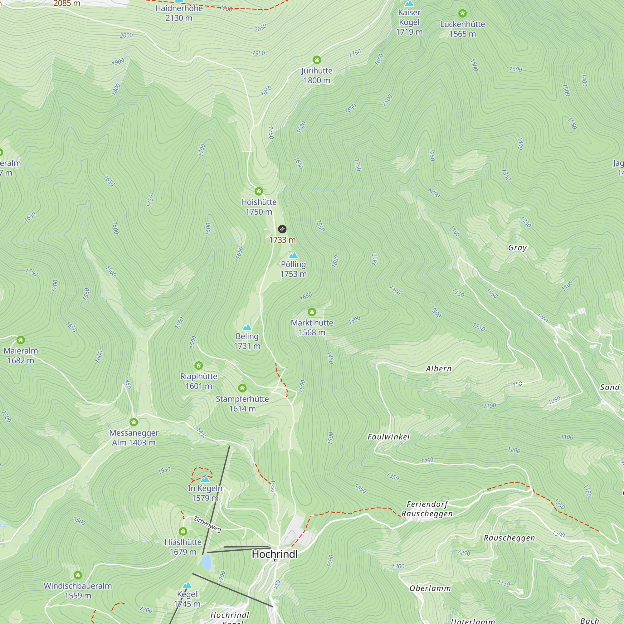 Marktlhütte map
