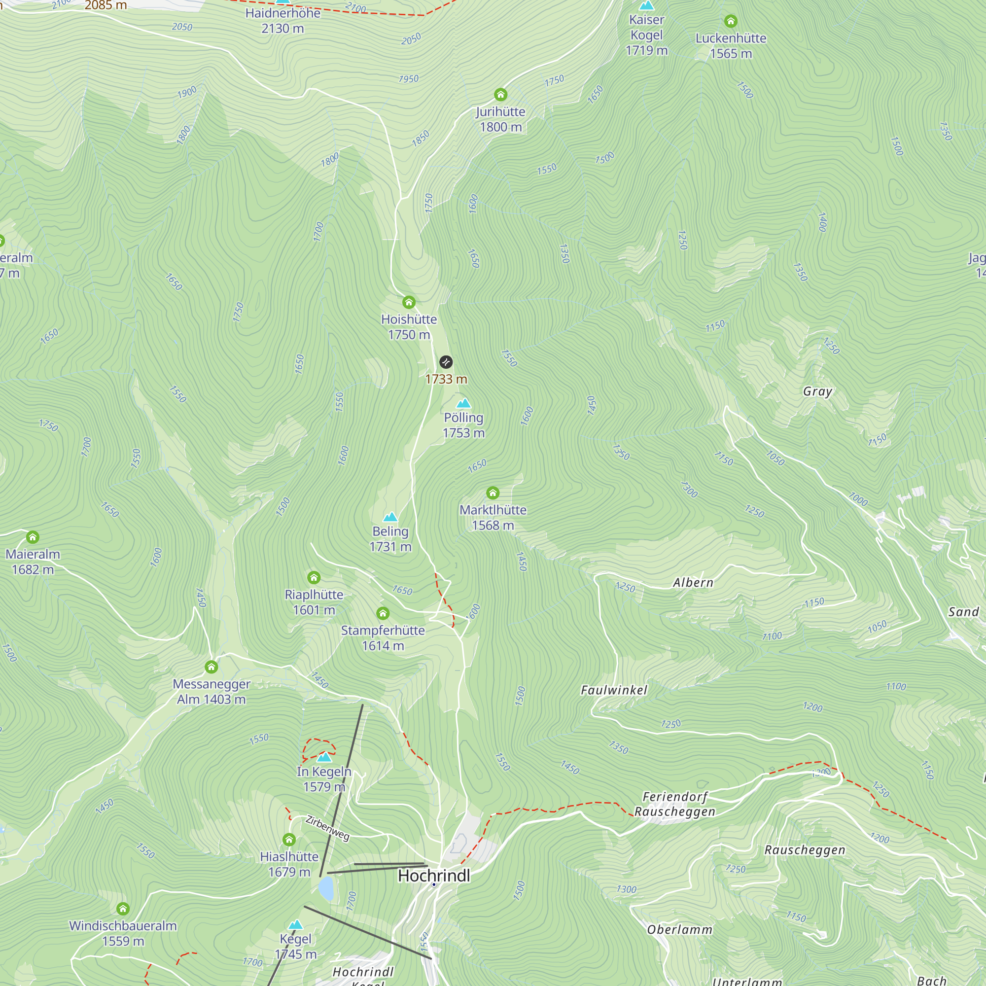Marktlhütte map