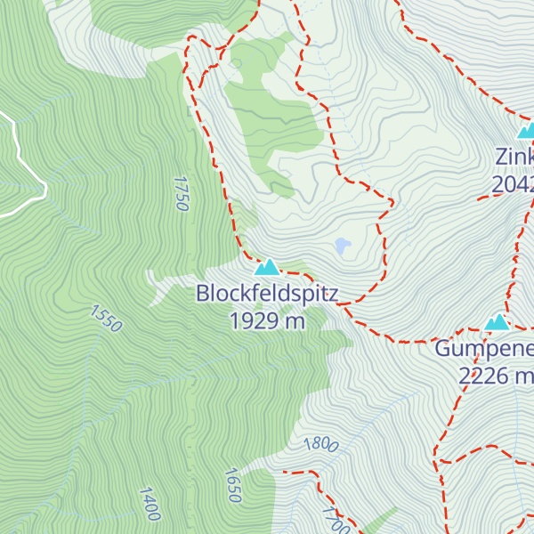 Map of Blockfeldspitz