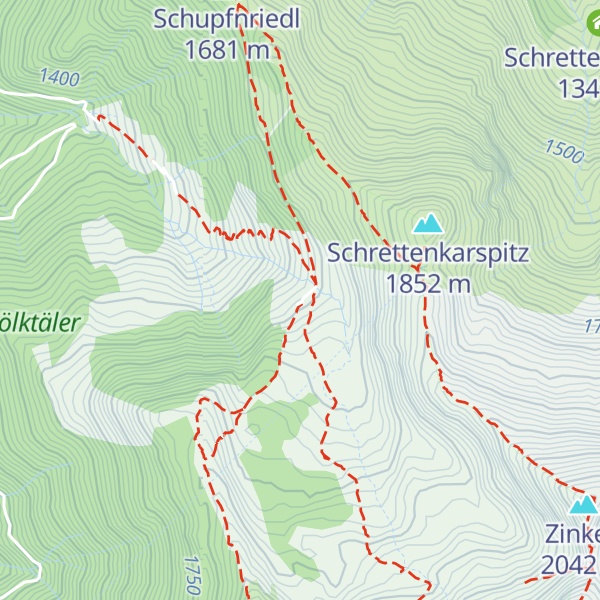 Map of Schleinhütte