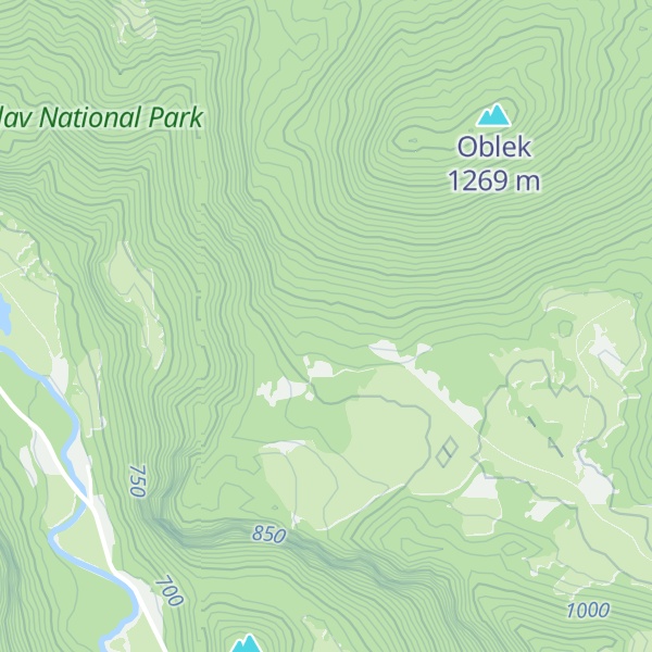 Map of Lovska koča