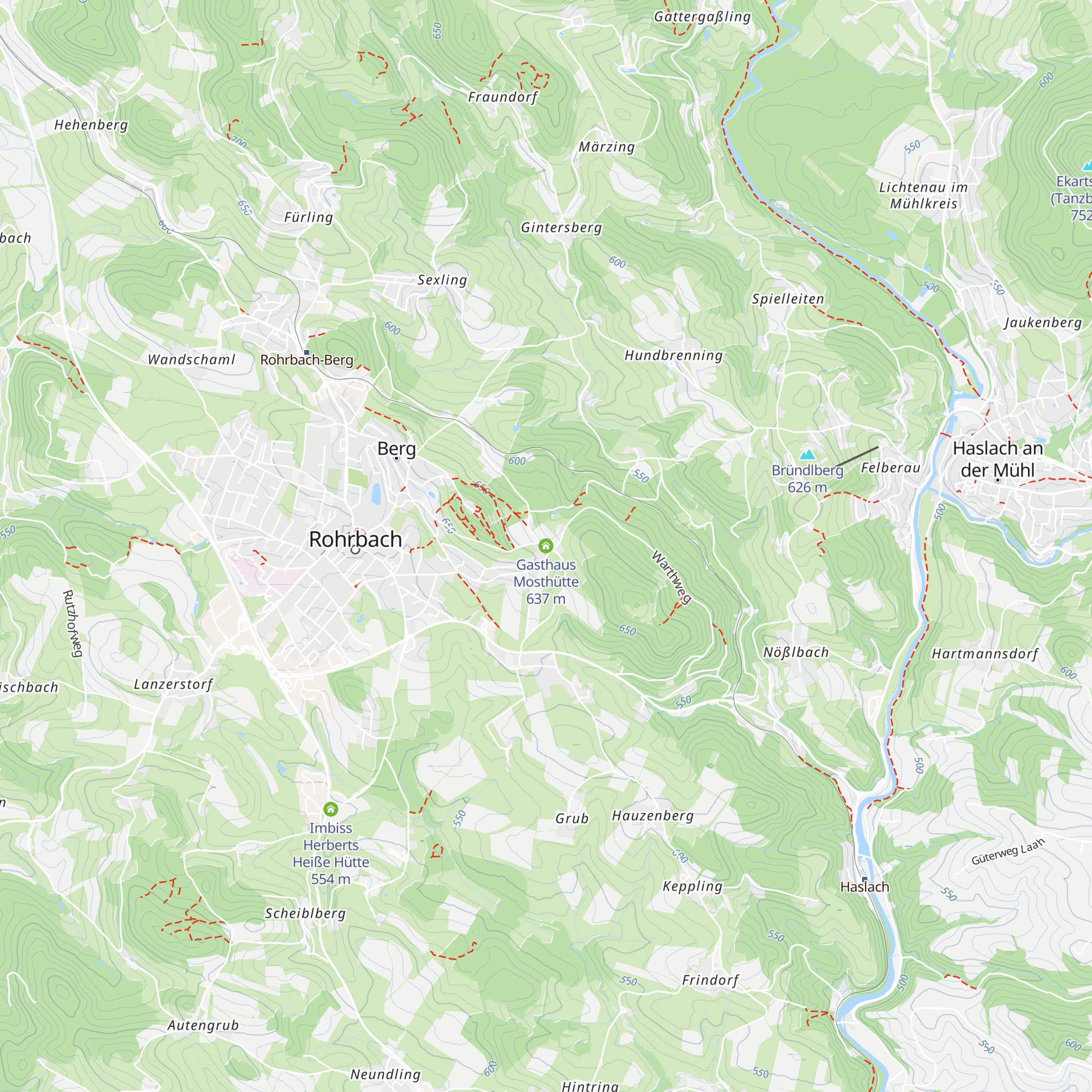Gasthaus Mosthütte map