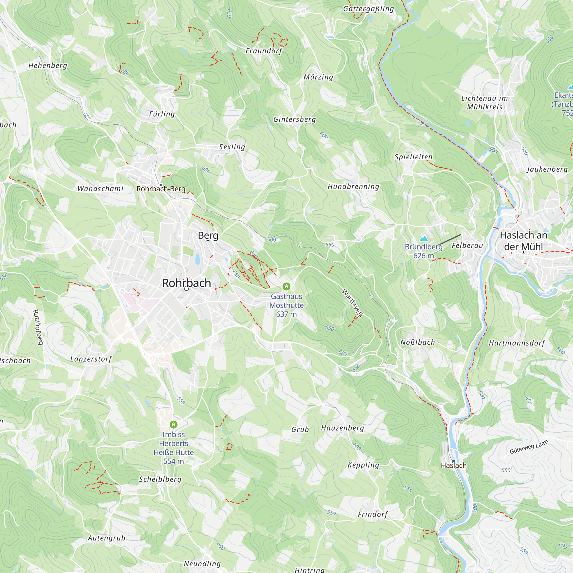 Gasthaus Mosthütte map