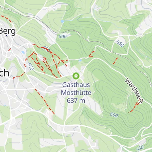 Map of Gasthaus Mosthütte