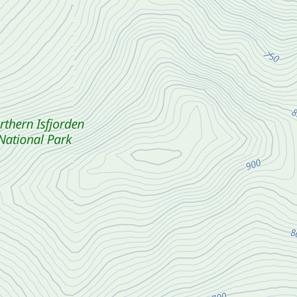 Map of Tørnefjellet