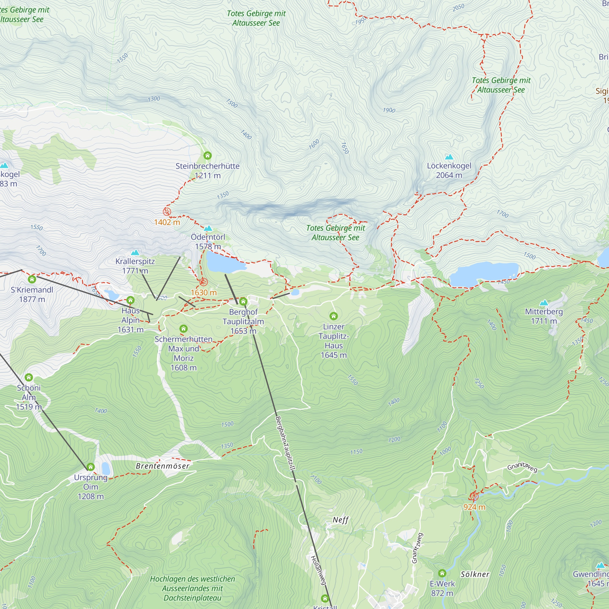 Tauplitzalm map