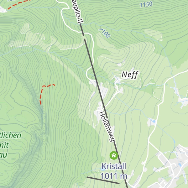 Map of Pfannerhütte