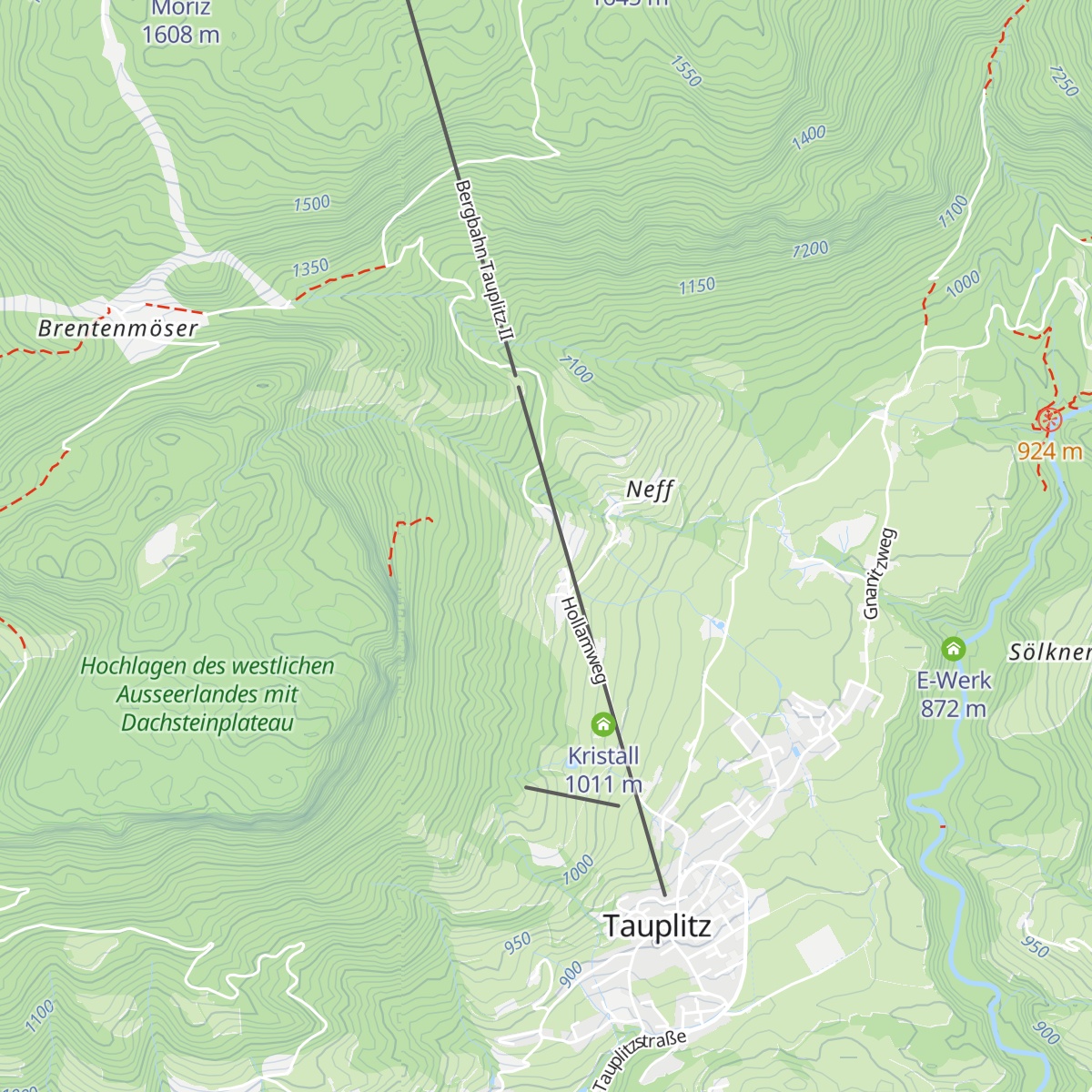 Pfannerhütte map