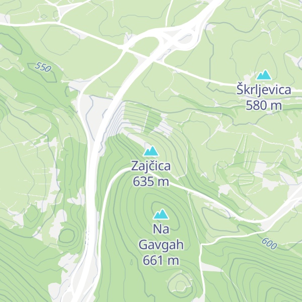 Map of Zajčica