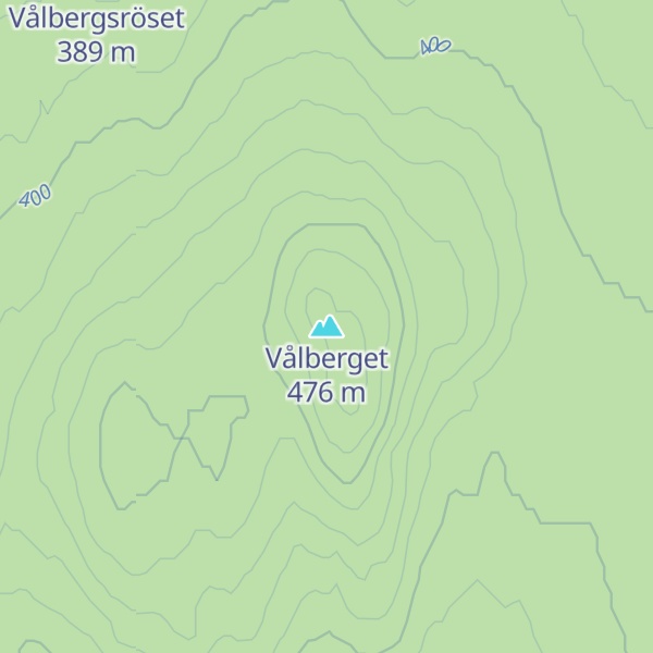 Map of Vålberget