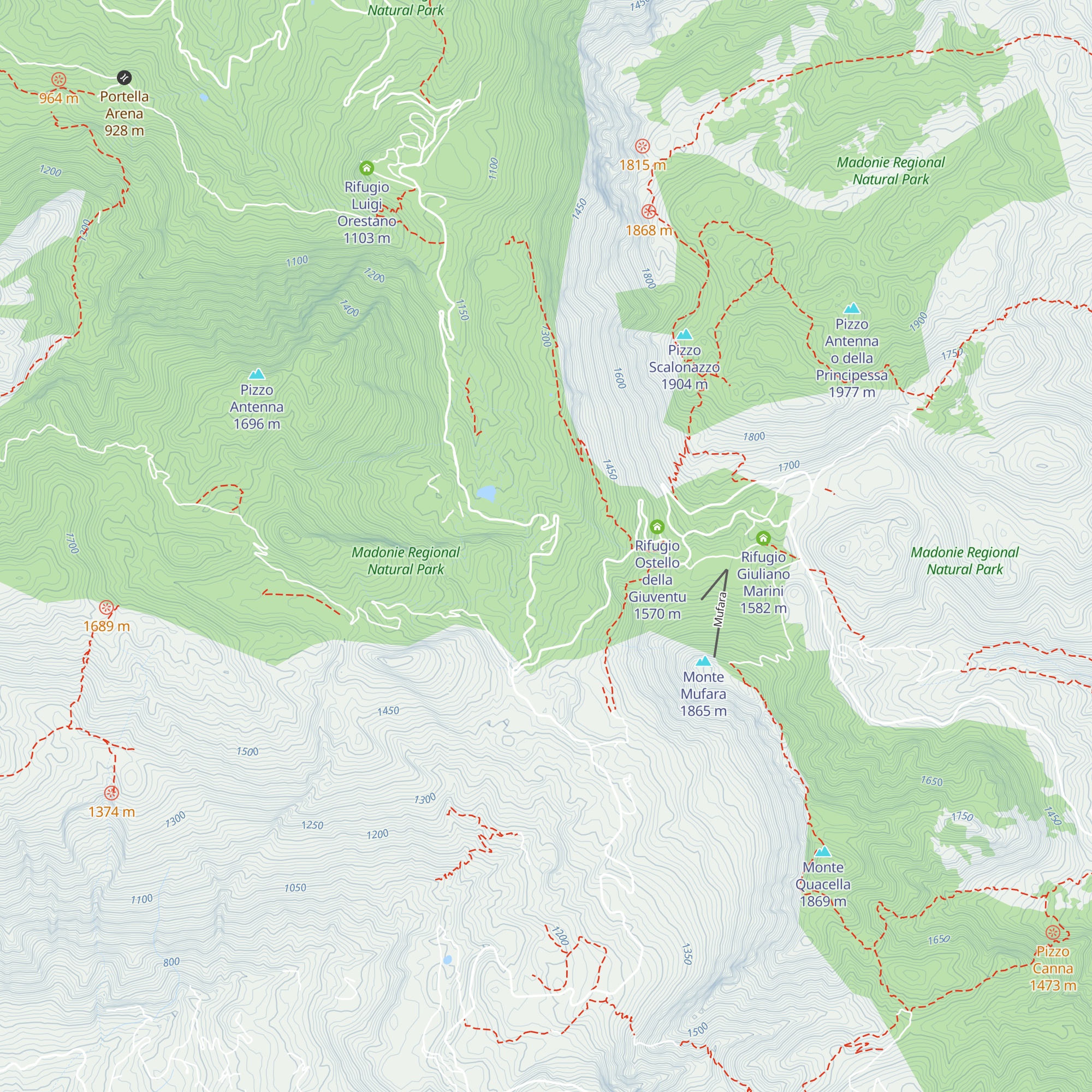 Baita del Faggio map